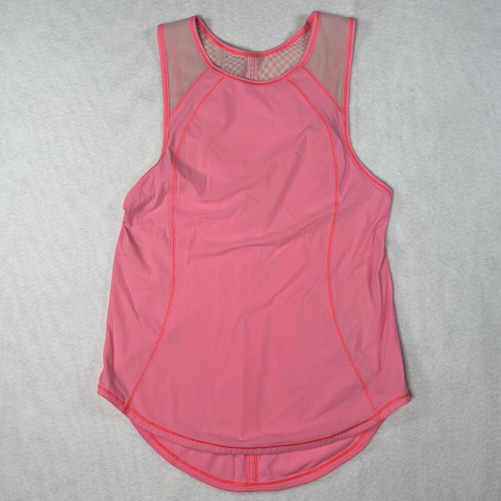 Lululemon Cool Mesh Tank Top Lightweight Pink Approx Size Small